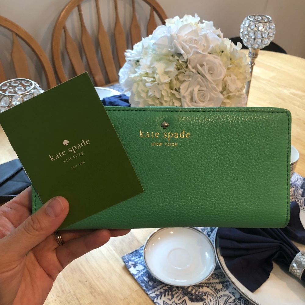 Kate Spade wallet - mint green